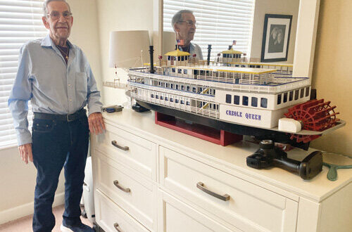 Whatever floats his boat: Jennings resident recognized for his model ship building talent