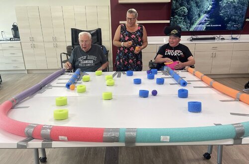 Pinball wizards play life sized game