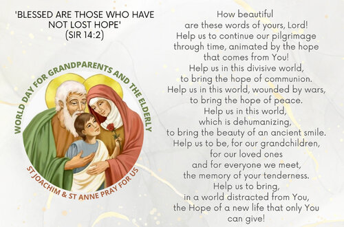 Pope Leo XIV celebrates World Day for Grandparents and the Elderly